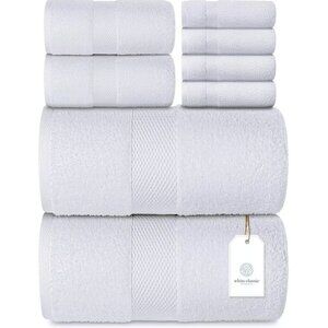 Brand New 8-Piece Cotton Towel Set